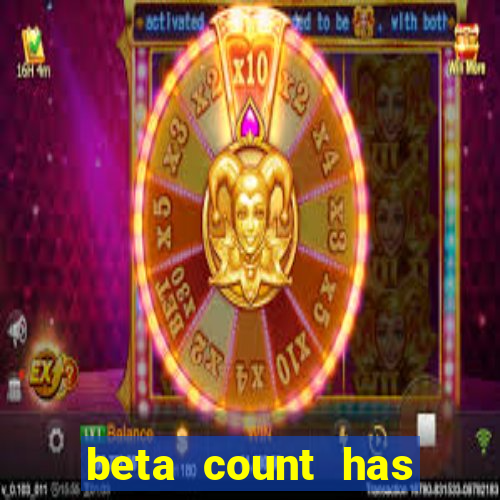 beta count has changed pt br